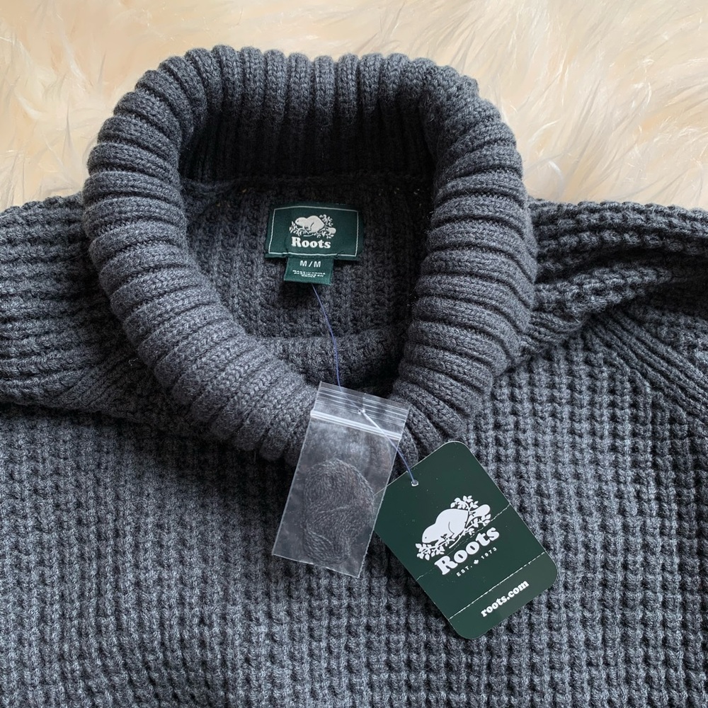 Roots Grey Knit Sweater